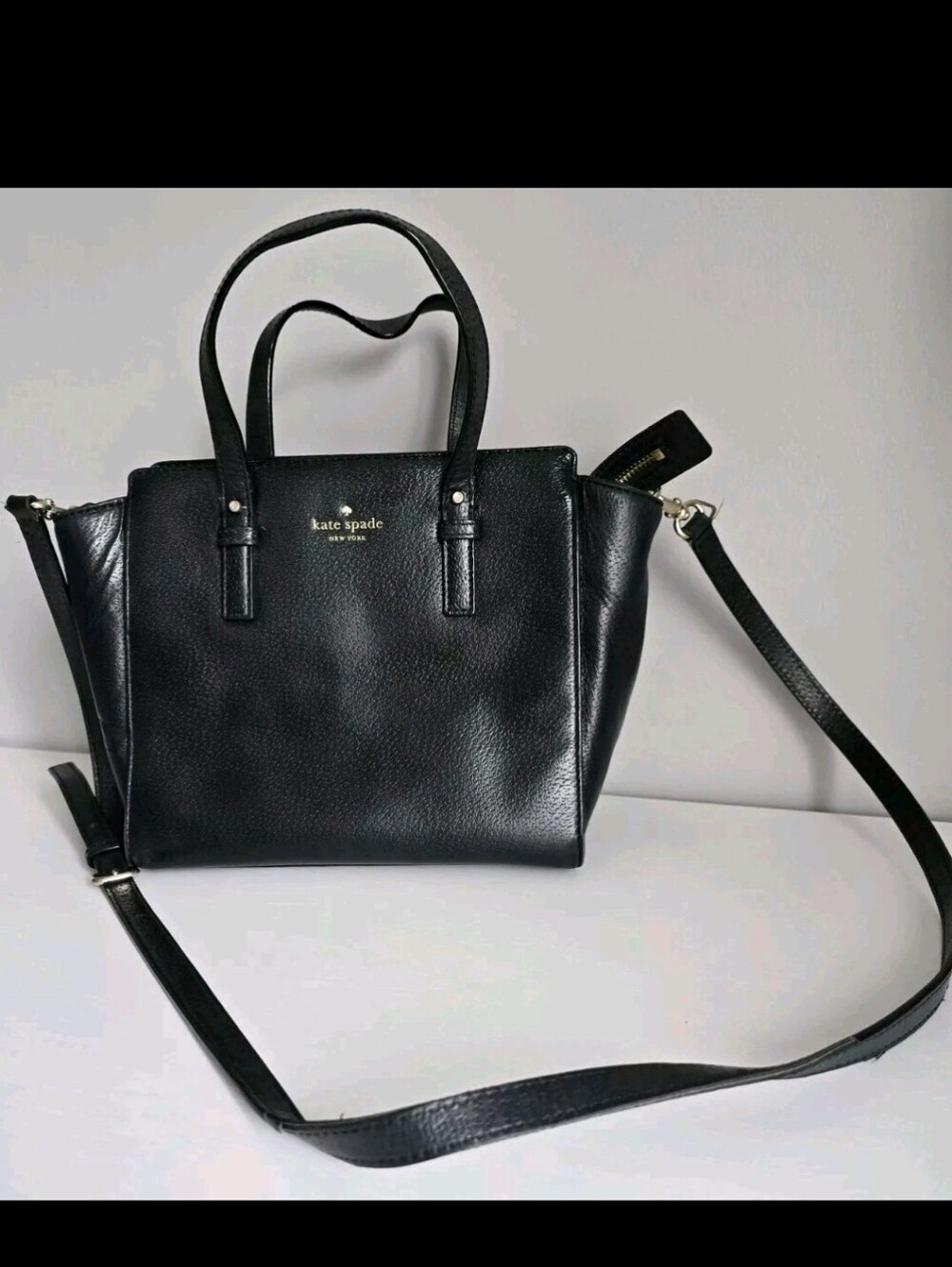 Kate Spade New York Grand Street Small Hayden Satchel/Croasbody~ Black